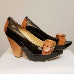 Max Studio Size 6 Patent Leather Platform Heels